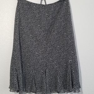 East 5th Black Polka Dot Skirt